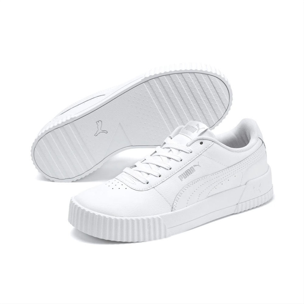 White Puma Carina Leather Women’s Sneakers